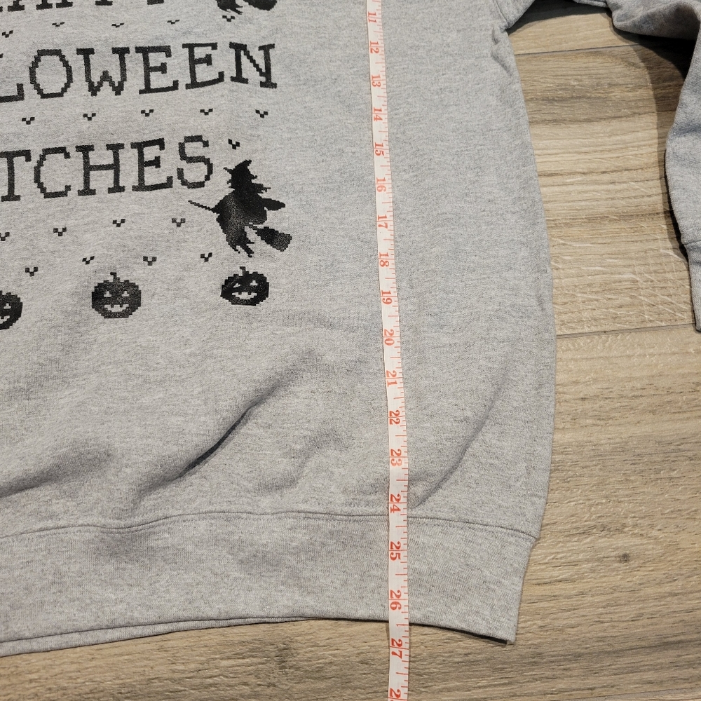 NWT ResisDentz Gildan Happy Halloween Witches Crew Neck Sweatshirt Unisex Large - Picture 9 of 9